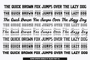 SUPER SPORTY FONT BUNDLE V.1