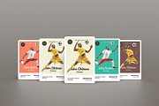 Premium Trading Cards Mockup, an Advertising Mockup by DesignRushMarket (Thumbnail 8 of 14)