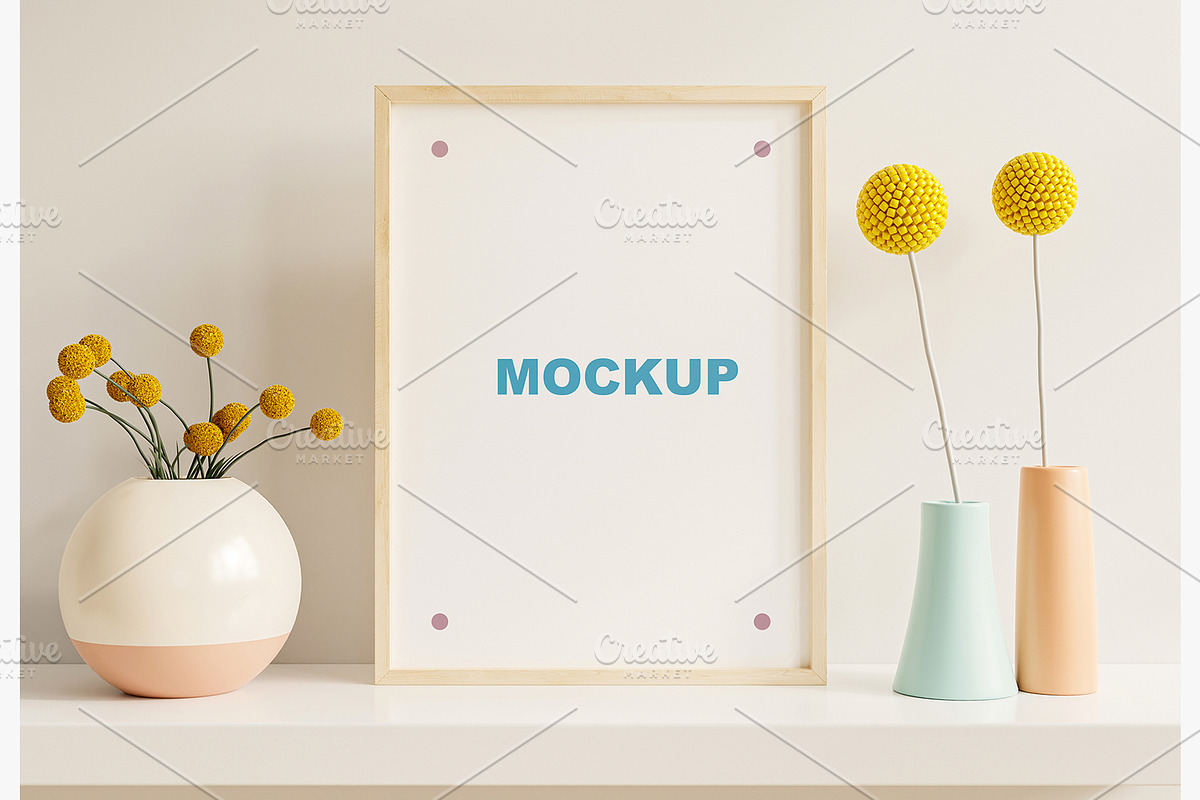 Frame picture mockup 003, a Poster Template by vanitjan (Photo 1 of 2)