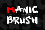 Manic Brush Script Font, a Script Font by alphadesign (Thumbnail 1 of 9)