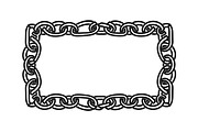 Chain Border Frame SVG Bundle, an Illustration by Designs_River (Thumbnail 27 of 31)