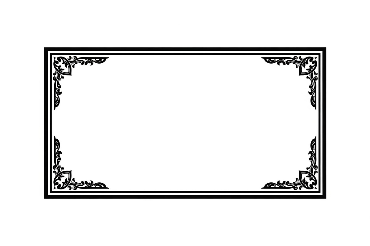 Classic Border Frame SVG Bundle, an Illustration by yasushie (Photo 19 of 28)