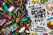 Design & Art Cartoon Doodle Big Pack, a Decorative Illustration by BALABOLKA (Thumbnail 1 of 10)