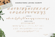 Lovina Fonts Family, a Script Font by alit design (Thumbnail 7 of 12)