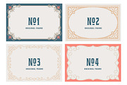 Bourbon House font + Vintage Frames, a Serif Font by Andrey Sharonov (Thumbnail 12 of 12)