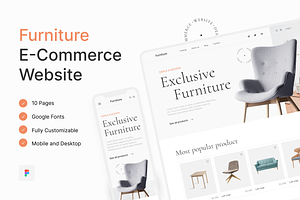 Furniture Eсommerce Website UI-Kit