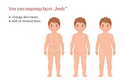 Toddler Fashion Croquis Bundle, a Person Illustration by Shorena Fashion Draws (Thumbnail 6 of 13)