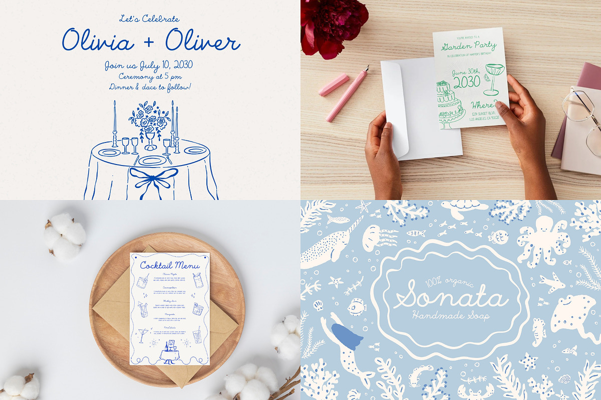 Cottagecore Font Bundle - 90 Fonts!, a Serif Font by HipFonts (Photo 11 of 20)
