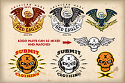 Character Logo Set  –  Volume 1, a Branding & Logo Template by Graphic Bandits (Thumbnail 8 of 11)