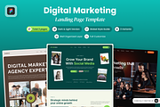 Bundle Digital Marketing, a Landing Page Template by SLAB! Design (Thumbnail 1 of 6)