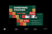 Christmas Sale Voucher, a Card Template by Neermana (Thumbnail 1 of 4)