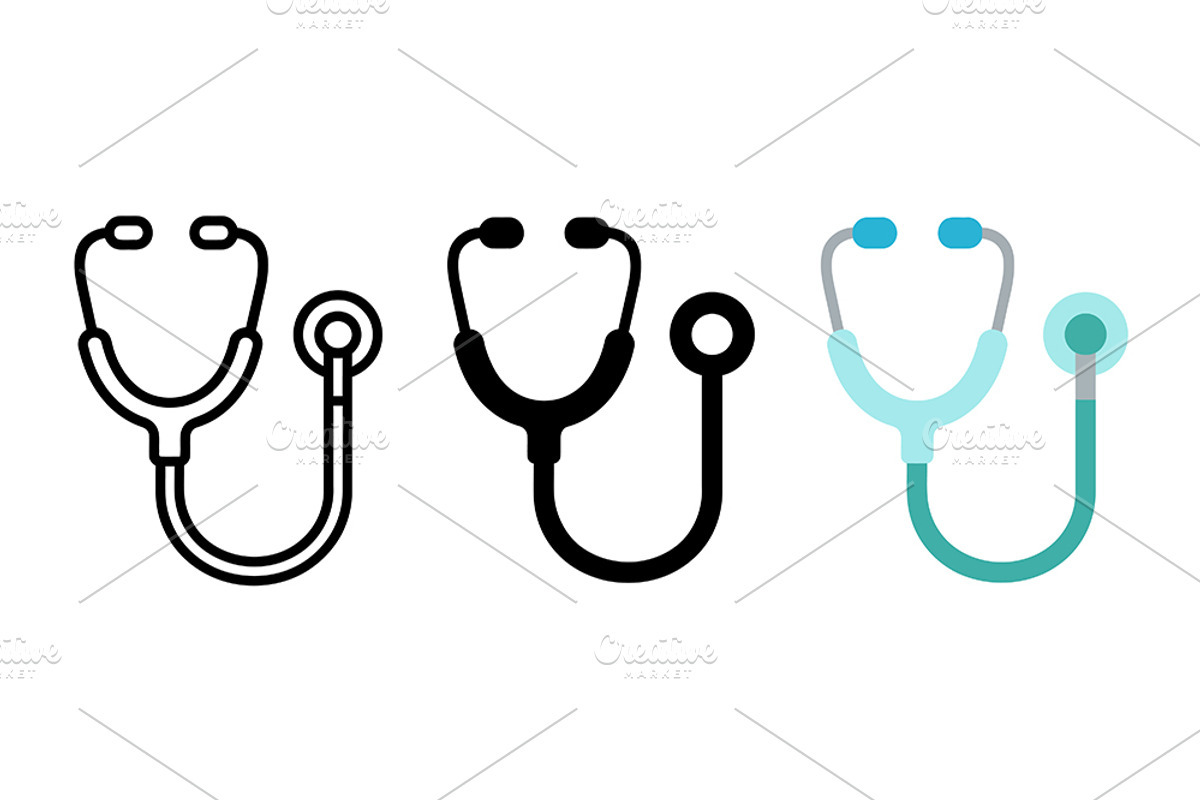 Stethoscope Icon Vector Design, a Solid Icon by Artonix (Photo 2 of 2)