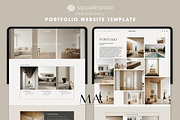 Squarespace Portfolio Template, a Squarespace Template by Mockup Art Atelier (Thumbnail 3 of 10)