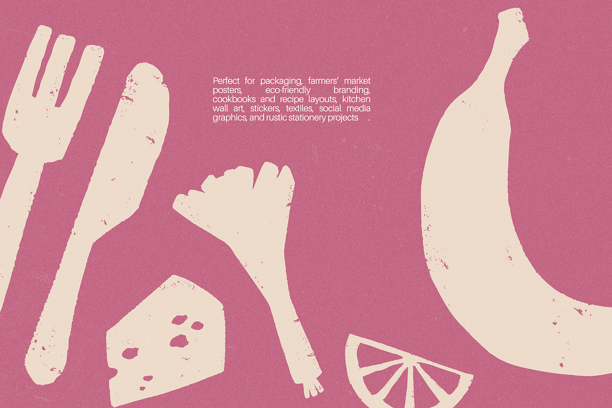 Farmers Market: 100+ Textured Food, a Food Illustration by Veyla (Photo 9 of 15)