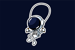 Cute Astronaut Skipping Rope