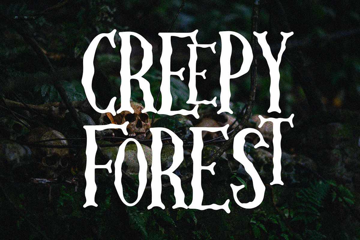 Skellington Hollow - Creepy Font preview 3