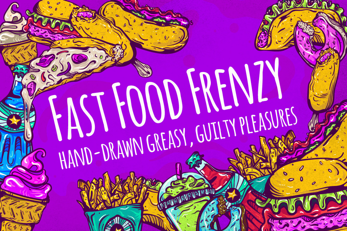 Fast Food Frenzy, a Food Illustration by melissadn (Photo 2 of 6)