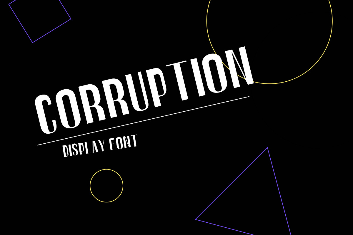 Corruption, a Font by vladderkach57 (Photo 1 of 4)