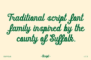 Suffolk Font Family, a Font by Hemphill Co (Thumbnail 2 of 10)