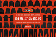 Realistic Streetwear Bundle 100, a Bottom Mockup by AtelierDuVow (Thumbnail 1 of 10)