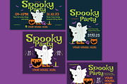 Spooky Party Halloween Flyer Set, a Flyer Template by Artbox Studio (Thumbnail 4 of 4)