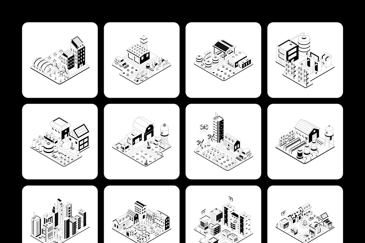 250 Modern Ecosystem Illustrations, a Technology Illustration by Brickclay (Photo 16 of 16)