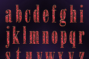 Red Diamond Alphabet: PNG Clipart, an Object Graphic by Watercolor_Vector Graphic (Thumbnail 8 of 17)
