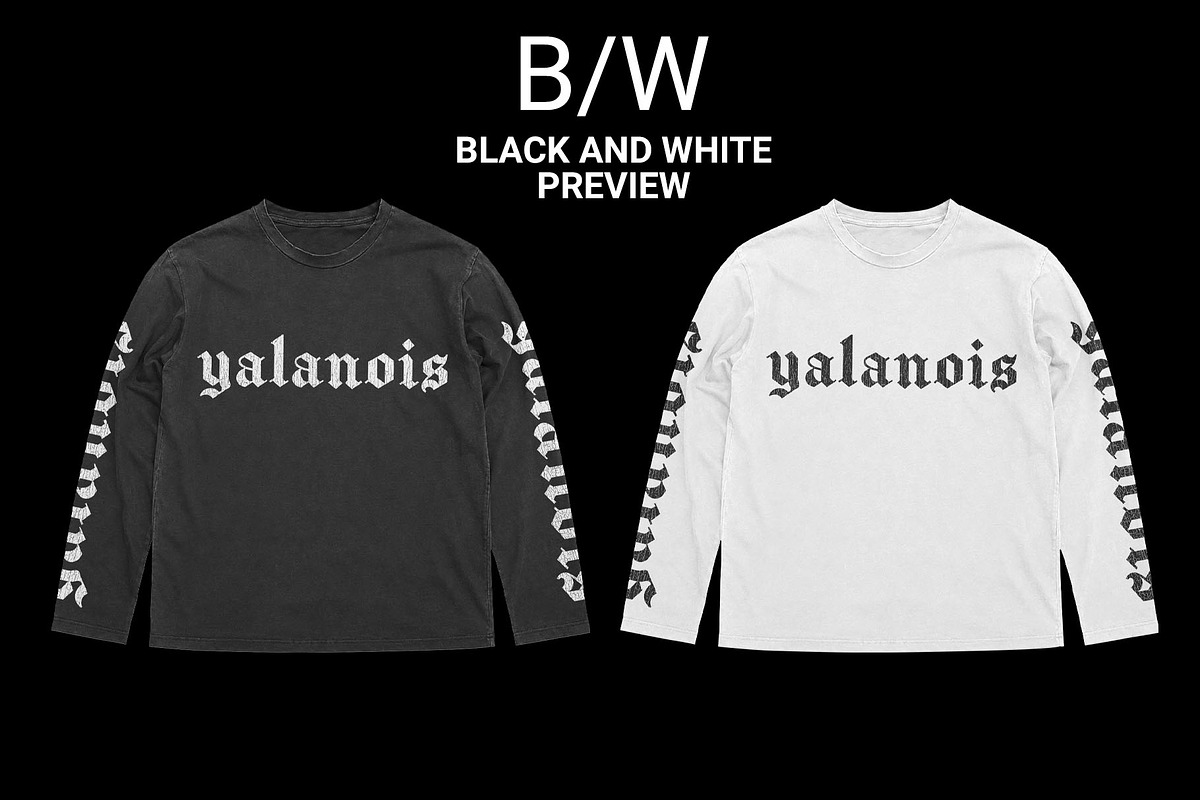 vintage long sleeve shirt mockup, a Shirt Mockup by yalanois (Photo 2 of 6)