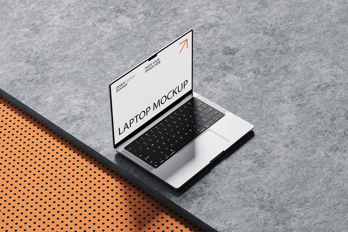 Laptop Mockup, a Mac Mockup by UFR_GRAPHIC (Photo 4 of 4)