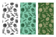 Winter botanical patterns, a Seasonal Illustration by Robusta (Thumbnail 5 of 8)