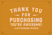 Broadley - Vintage Font Duo, a Font by Letterhend Studio (Thumbnail 9 of 9)