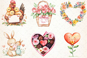 Happy Mother's Day Clipart, an Illustration by Libby Wishes (Thumbnail 4 of 5)