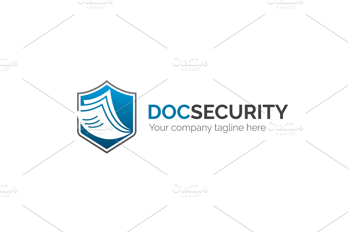 Document Security Logo, a Branding & Logo Template by XpertgraphicD