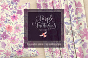 Purple Fantasy. Floral Watercolor, an Illustration by Art & Things (Thumbnail 5 of 6)