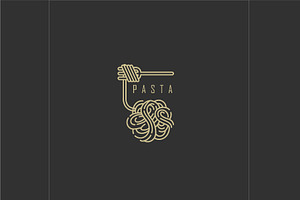 La Pasta Logo Elements