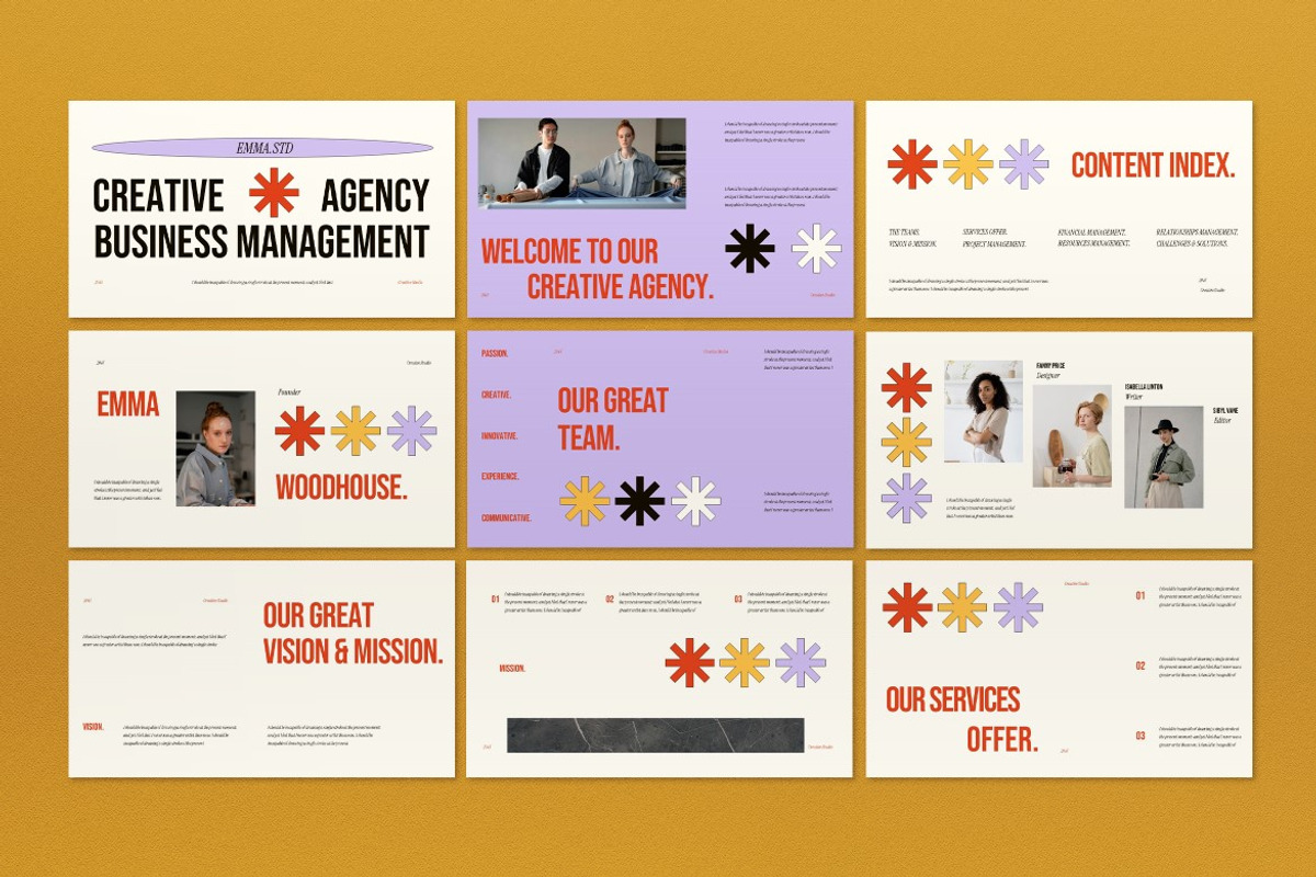 Purple Business Management Keynote, a Presentation Template by graphicook (Photo 3 of 10)