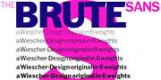 Brute Sans, a Sans Serif Font by Wiescher-Design (Thumbnail 3 of 7)