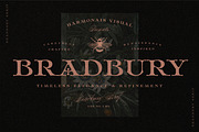 Bradbury - Display Serif, a Serif Font by Harmonais Visual (Thumbnail 1 of 23)