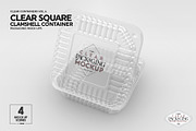 06 Clear Container Packaging Mockups, a Cups & Container Mockup by INCDesign (Thumbnail 7 of 21)