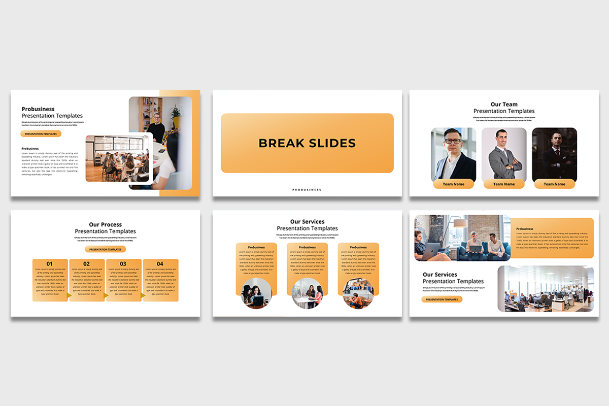 PROBUSINESS - PowerPoint Template, a Presentation Template by artchiles_design (Photo 3 of 4)
