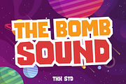 The Bomb Sound - Modern Font, a Sans Serif Font by tokokoo (Thumbnail 1 of 17)