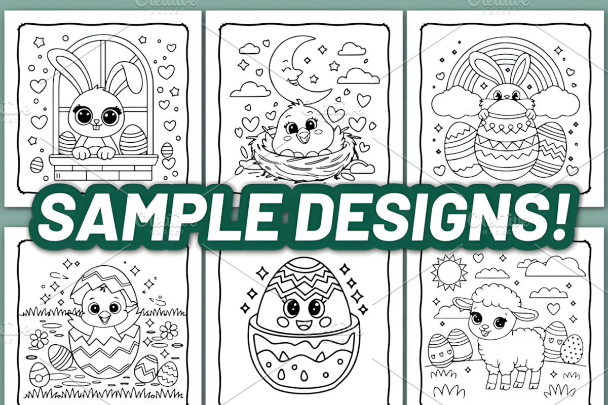 Bold and Easy Cute Easter, a Seasonal Illustration by Ink Gallery (Photo 3 of 5)