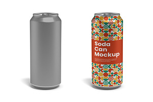 Soda Can Mockup, a Product Mockup by Mockupfit