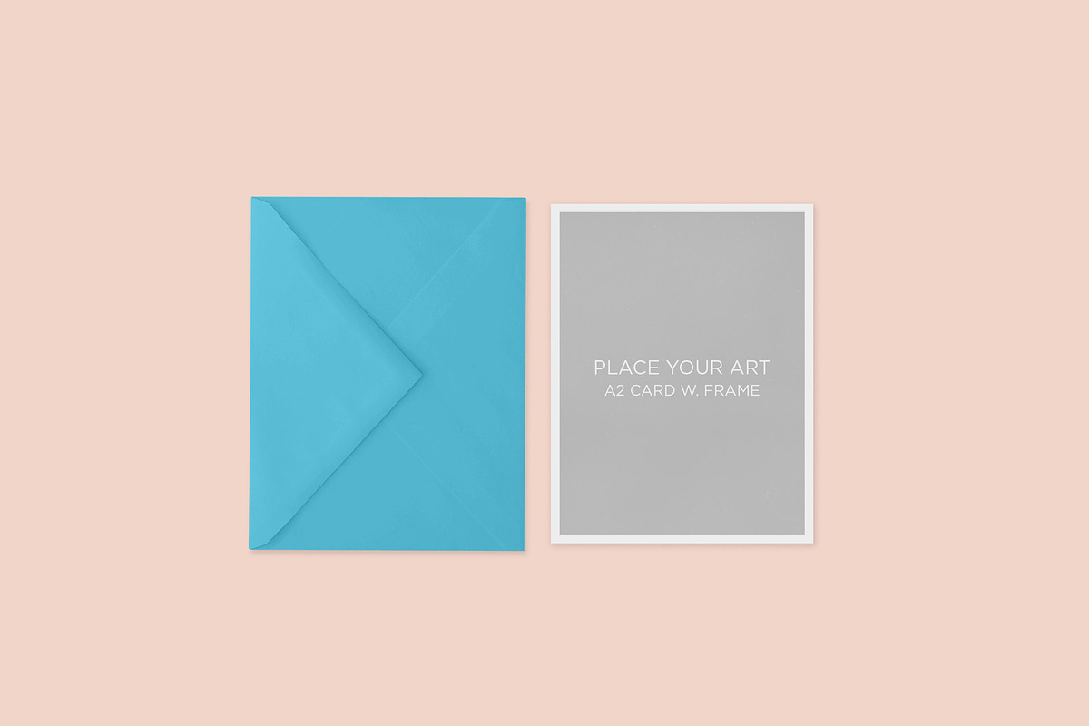 Minimal Greeting Card Envelope, an Advertising Mockup by Xtrahive (Photo 2 of 7)