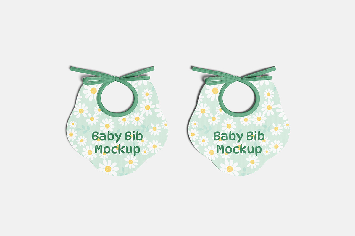 Baby Bib Mockup, a Product Mockup by bimockup (Photo 3 of 6)