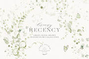 Watercolor Floral Green Ivy Leaf Set, a Decorative Illustration by Veris Studio (Thumbnail 1 of 15)