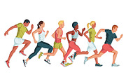 Sports vector illustrations set, a Person Illustration by LisaKolbasa (Thumbnail 11 of 19)