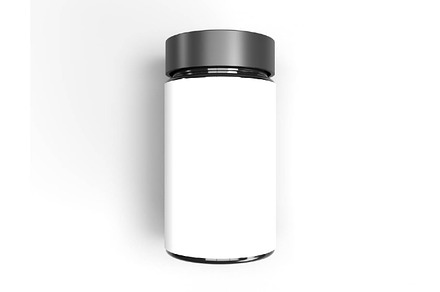 Cannabis, Tea Jar 3D Render Mockup, an Object 3D Model by Kristin Kettles