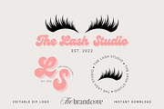 DIY Lash Studio Logo Set, a Branding & Logo Template by thebrandcove (Thumbnail 1 of 8)