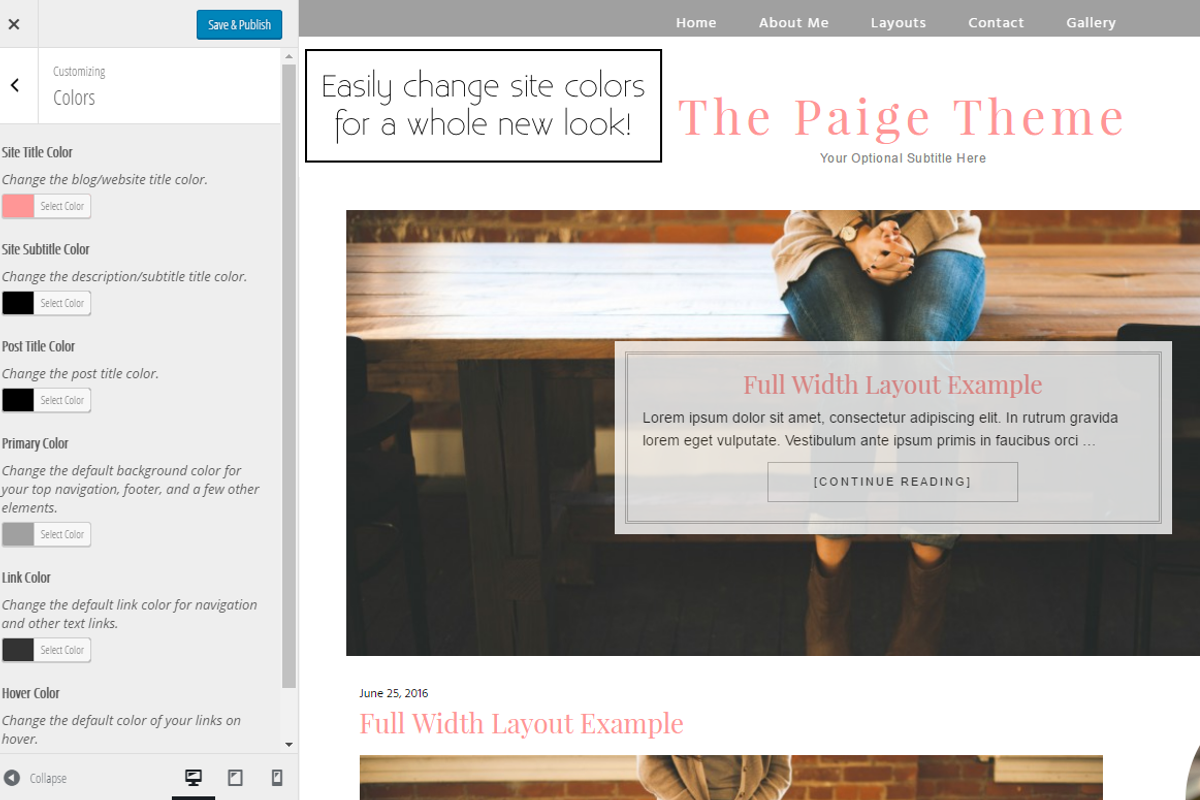 Fashion WordPress Theme | Minimal, a WordPress Template by BD Web Studio (Photo 3 of 3)